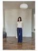 Xi Meng 2025 Summer Chic French Embroidered Petite Blouse