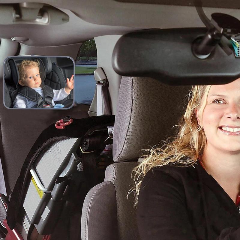 Baby Car Seat Mirror Shatterproof Backseat Mirror Car Baby Mirror Acrylic Safety Car Seat Mirror Car Interior Rearview Baby