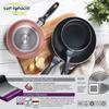 Poêles - San Ignacio - Set de 3 - Aluminium pressé - Anti-adhésif - Ø 16, 20, 24 cm