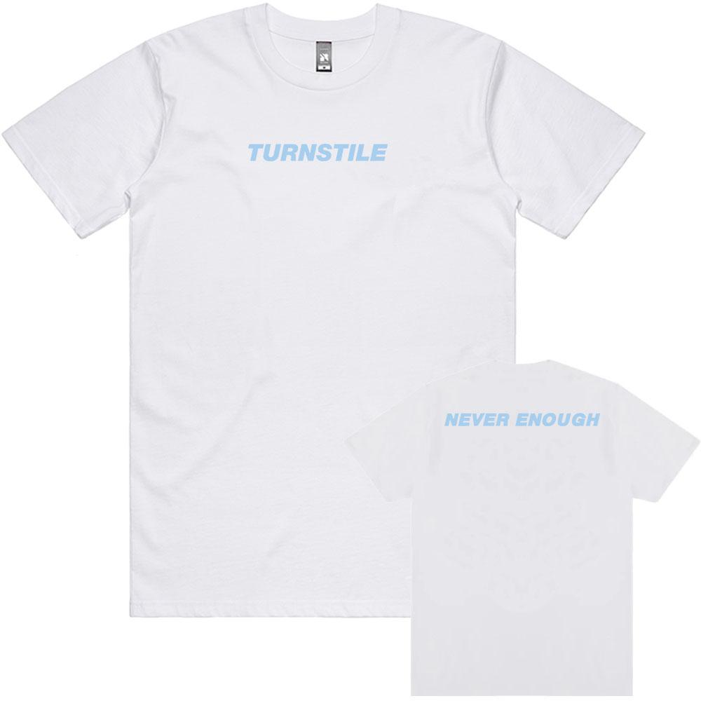 TURNSTILE NEVER ENOUGH T-shirt Men Cotton Clothing Hip Hop Summer Unisex Streetwear Band Graphic Tshirts 2025 Album Tees