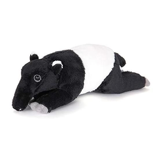 Colorata Malayan Tapir Plush Toy (Nesoberi Series/Gentle Touch/Fluffy) Realistic Animal Toy Birthday Gift Present Birthday First Toy Christmas