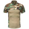 Military Camouflage Tactical Combat Short T-Shirt Russian Army Airsoft Training Hunting T Shirts Paintball Husband Work Uniform
