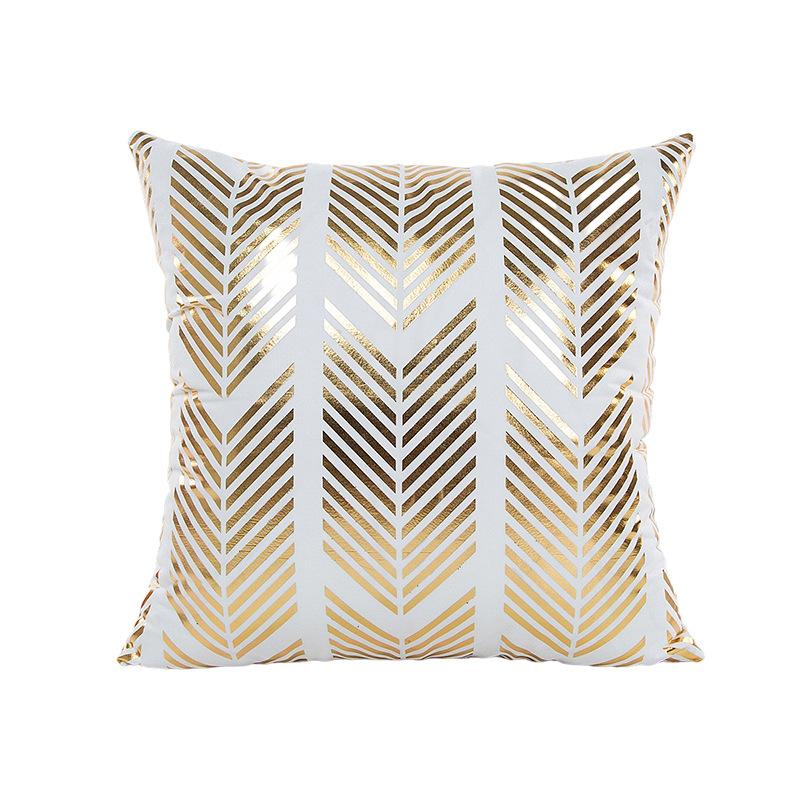 New Summer Hot Stamping Pillowcase Soft and Comfortable Sofa Decoration Home Fashion Pillowcase