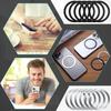 Magnetic Metal Plate Sticker Rings For Magsafe Wireless Charger Magnet Car Mobile Phone Holder Iron Sheet For iPhone 13 12 11