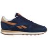 Reebok Classic Leather Comfortable Simple Shock Absorption Durable Low-Top Running Shoes Unisex Sneaker Blue Brown 100200864