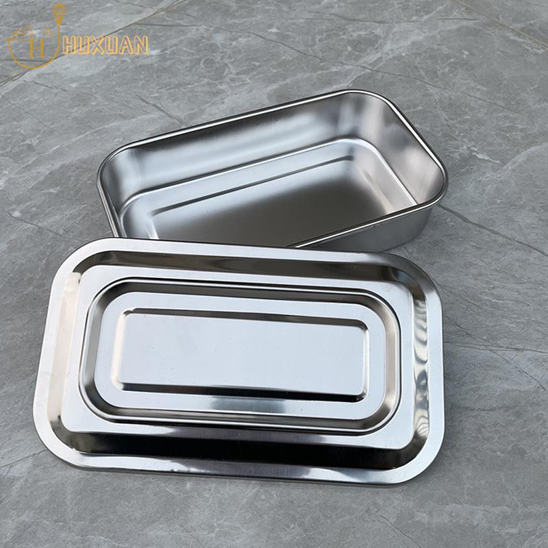 Dental Tray Surgical Nursing Lid Medical Equipment Steriliser Container For Dentist Storage Box Stainless Steel Instrument