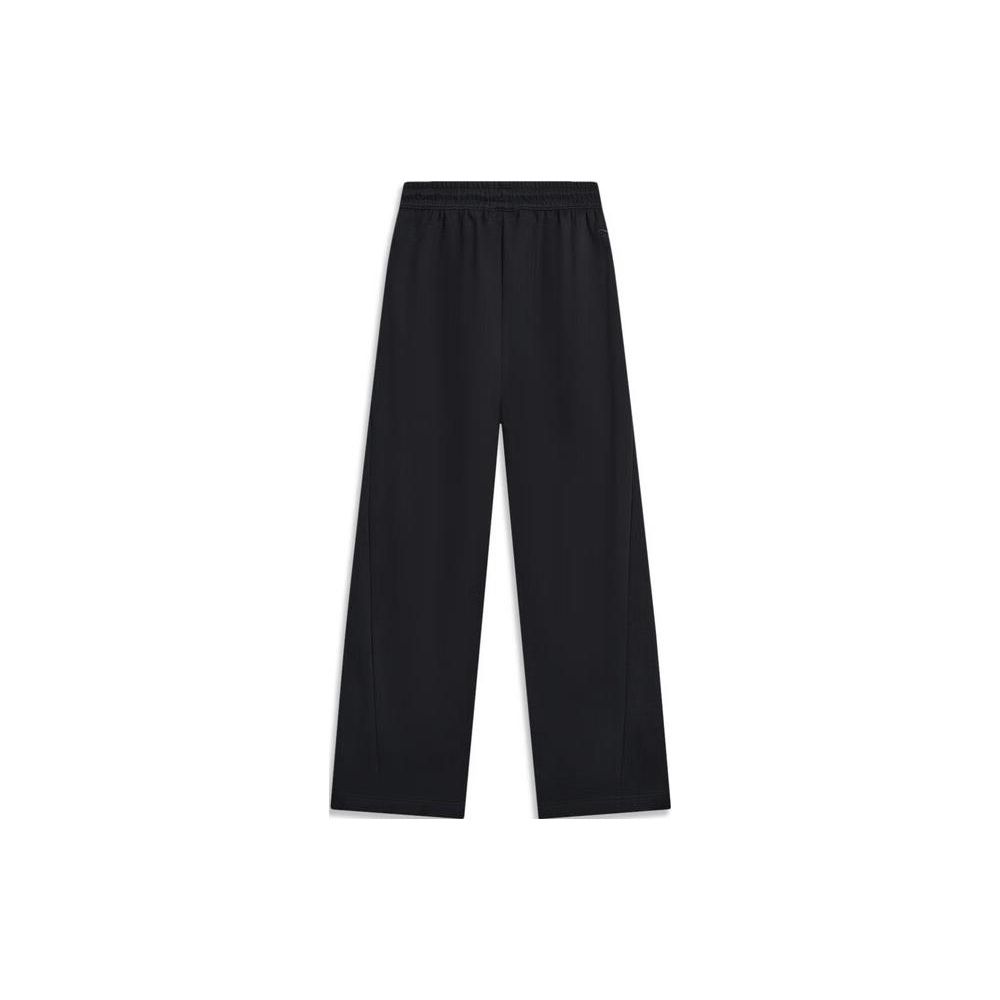 Li-Ning Embroidered Straight Leg Loose Knit Sports Pants Women Bottoms AKLT752-4