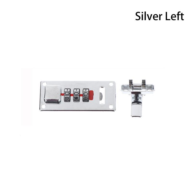 3-Digit Combination Lock 65*29mm Password Lock Latch Keyless Jewelry Wooden Box Fixed Lock Suitcase Coded Locks Hardware