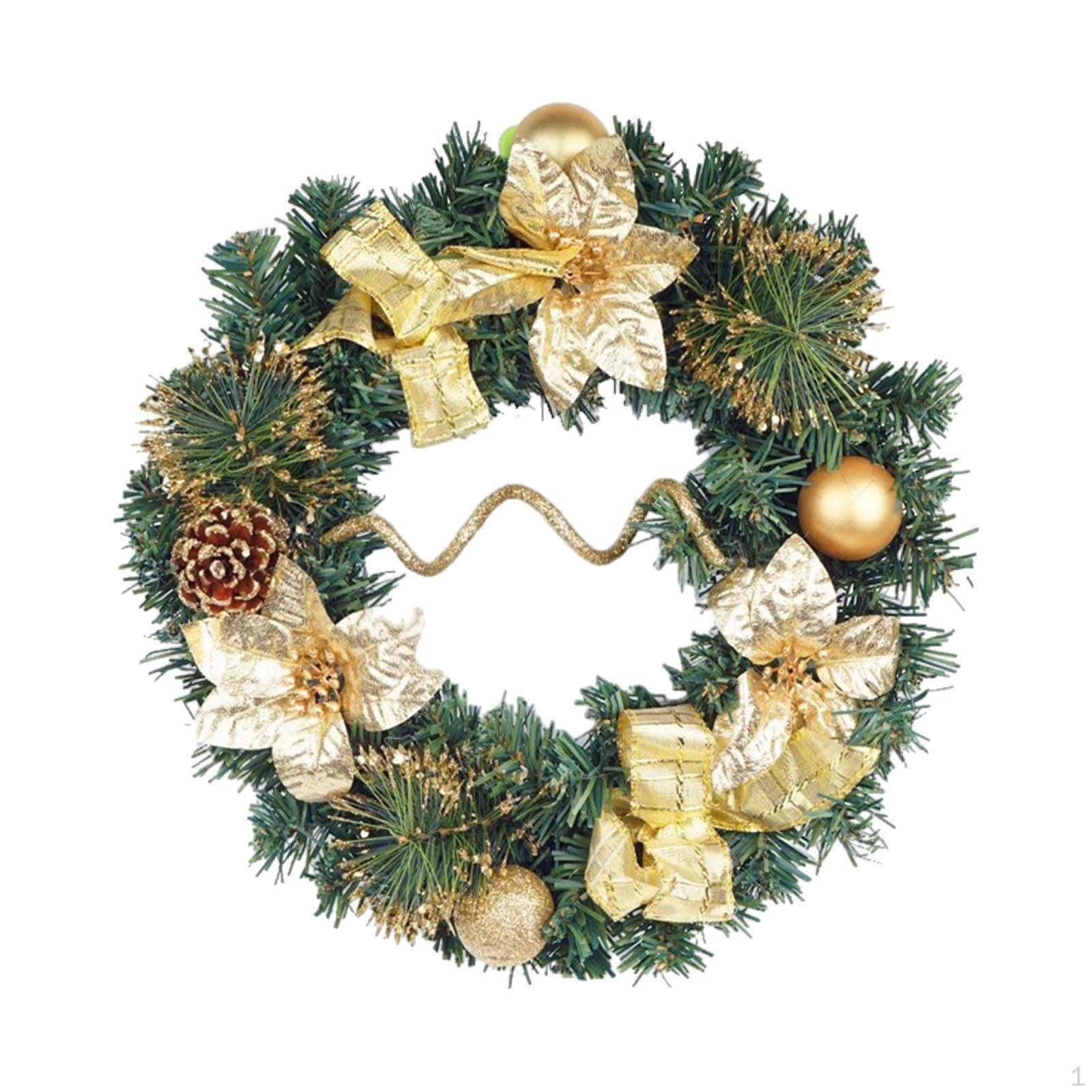 

Christmas Wreath for Front Door, Decorative Garland Living Room, Holiday Gift Diameter 11.81 inch