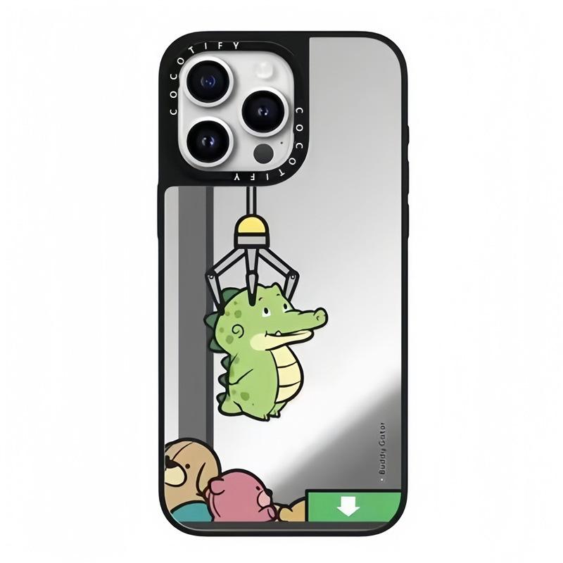 

Little Crocodile for IPhone16Pro for Apple15Promax Mobile Phone Case12Mirror13Trendy Brand Creativity14 For Apple 11