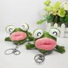 Fun Charming And Green Plush Frog Keychain Cartoon Toy Perfect For Girls Gifts