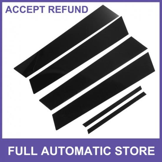 

Door Cover Panel Trim Pillar Posts Exterior Window SIX For Honda Civic