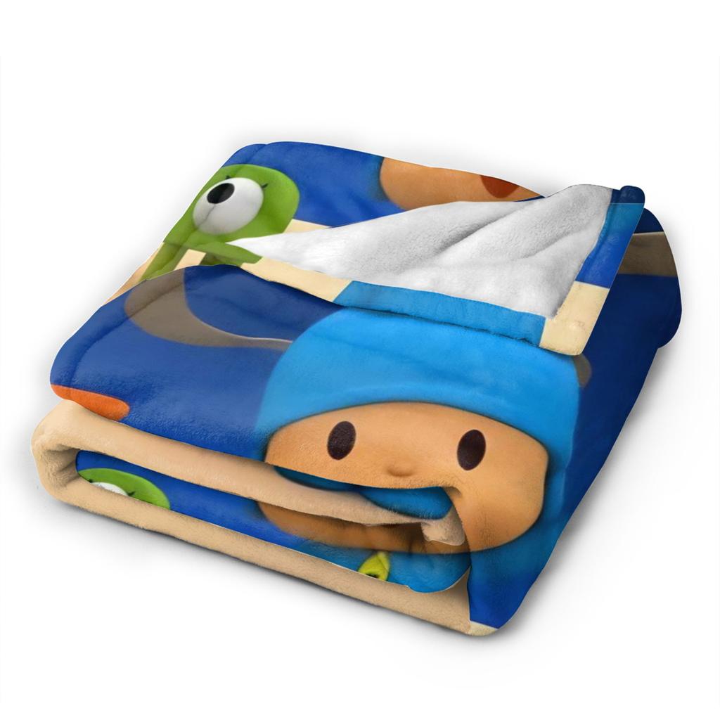 P-POCOYO Elly Coperta Calda di Qualità Biancheria da Letto Coperte Invernali Ragazze Ragazzi Motivo Esterno Copriletto