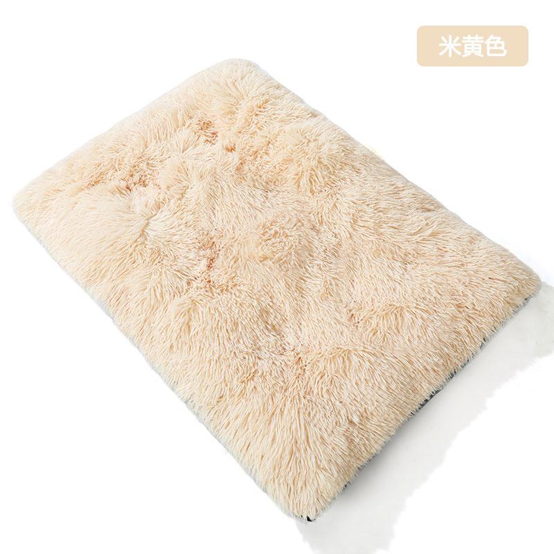 

Cat litter, kennel, pet supplies, dog mat, plush winter warm sleeping pet mat, dog bed XS 45*30CM бежевий