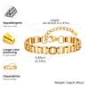Fashion Women's Watch Strap Chain Bracelet Gold Plated Stainless Steel Chunky Link Chain Bracelets Punk Jewelry Gift