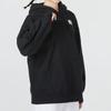 Jordan Logo Print Fleece-Lined Hoodie with Loose Fit Long Sleeves Women Hoodie Black DQ4604-010