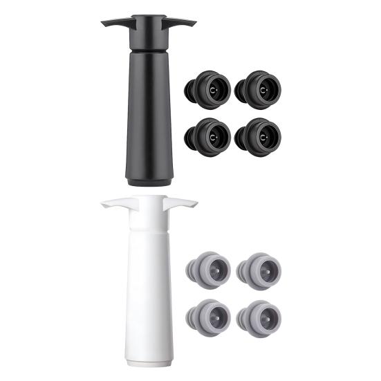 Vakuová pumpa Wine Saver se 4 zátkami Opakovaně použitelný uzávěr lahví Červené víno