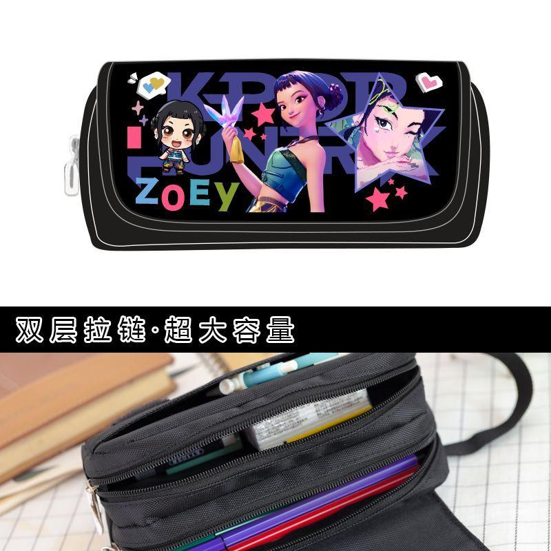 

Дитячий K-pop Пенал Полювання на відьом , Багатофункціональна пеналь для учнів, Милий пенал, Шкільне приладдя
