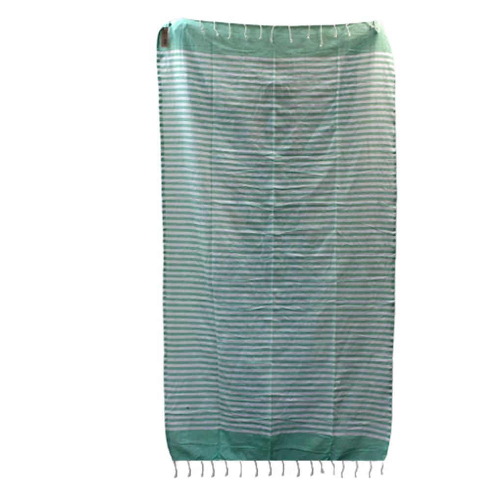 Cotton Beach Pareo Towel 100x180 cm – Picnic Green