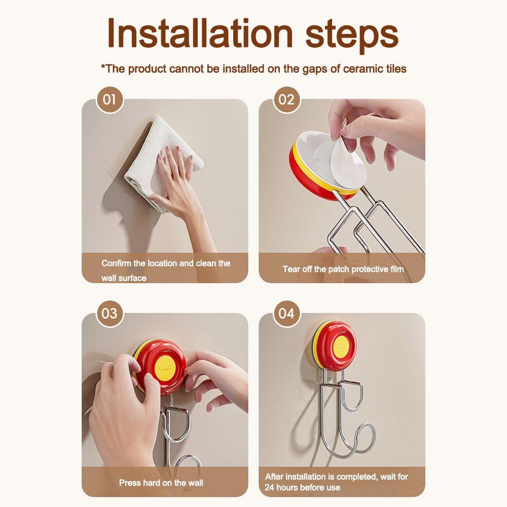 Creative Dopamine Suction Cup Hook Multi-functional No-punch Washbasin Hook Storage Rack Home