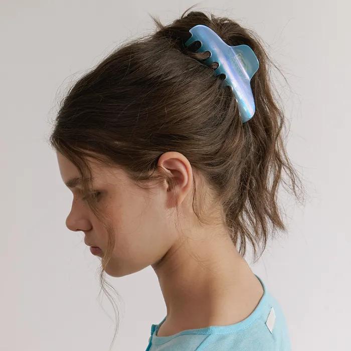 Kinda Essential Large Hair Clip - Opal Aqua