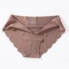 Set Seamless Silk Briefs Sexy Panties For Women Mid Waist Comfortable Girl Silk Panty Female Underpants Woman Lingerie M-Xl