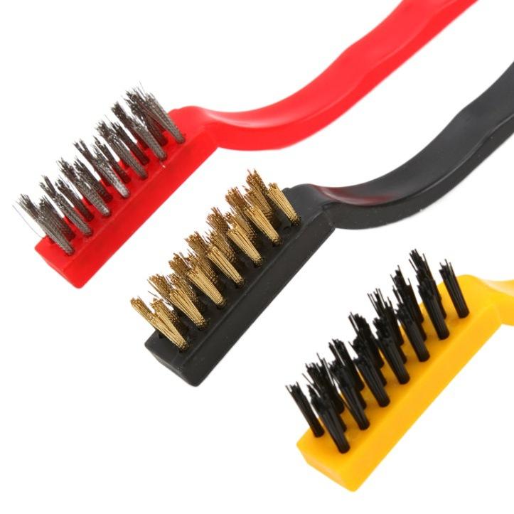 3Pcs Gas Stove Cleaning Brush Multifunctional Bristles Cleaner Strong Decontamination Household Cleaning Supplies