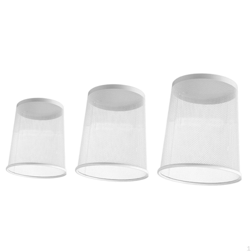 3 Pack of Garden Cloches for Plant Coverage with Metal Chicken Wire Greenhouse