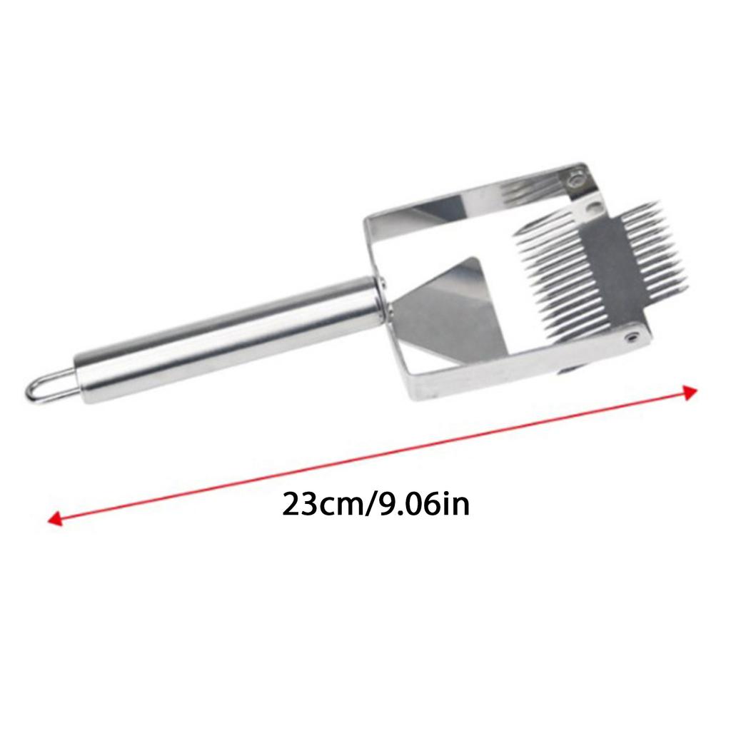 Edelstahlgriff Wabenmesser Apikultur Entdeckelungsgabel Bienenstockschaber für Imker Imkereiwerkzeug