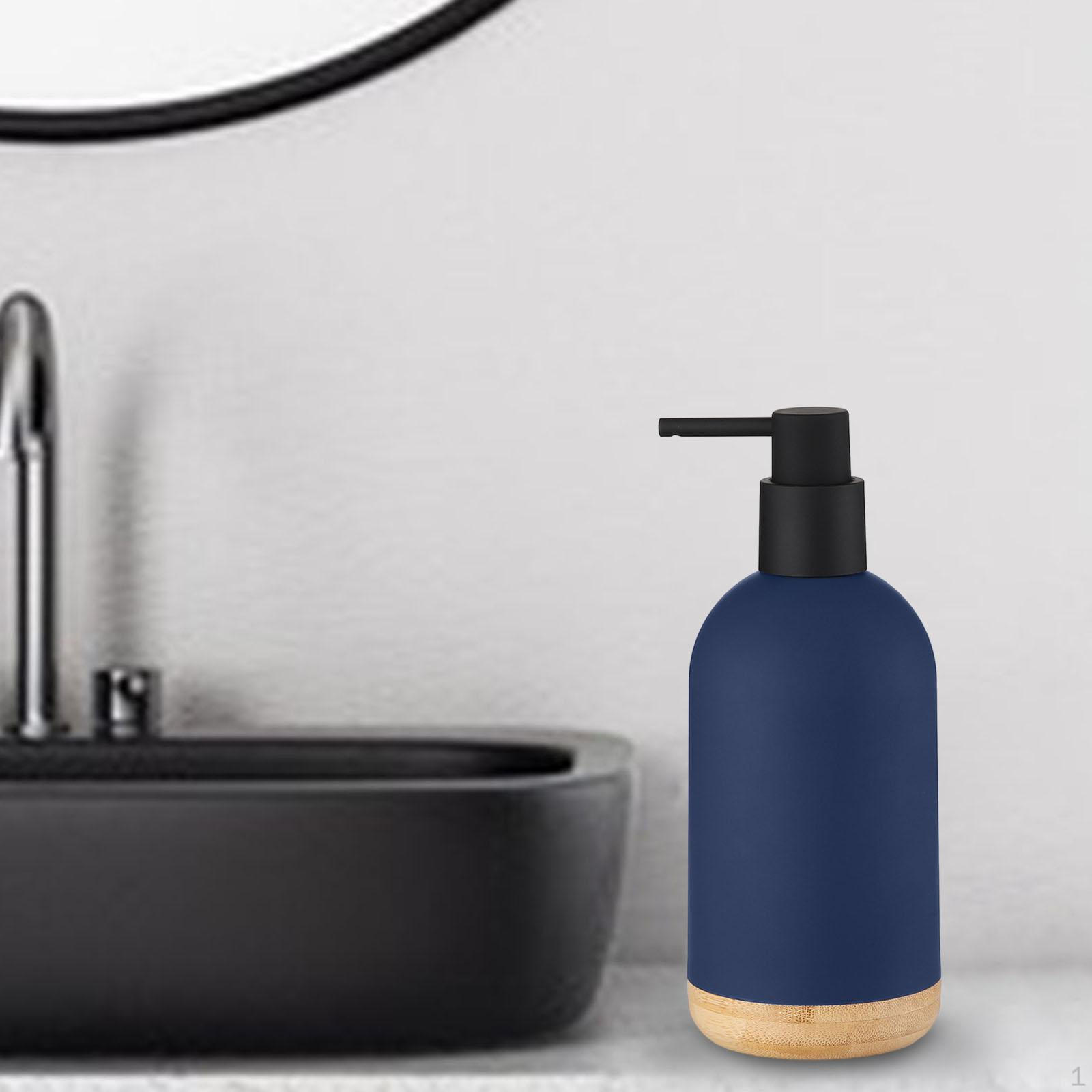 

Дозатор для жидкого мыла, 480 мл, контейнер для шампуня в фермерском доме, пустая ванная комната для стирки чёрный