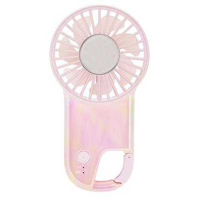 Ventilator de mână Sun Flame cu placă de răcire (Roz)