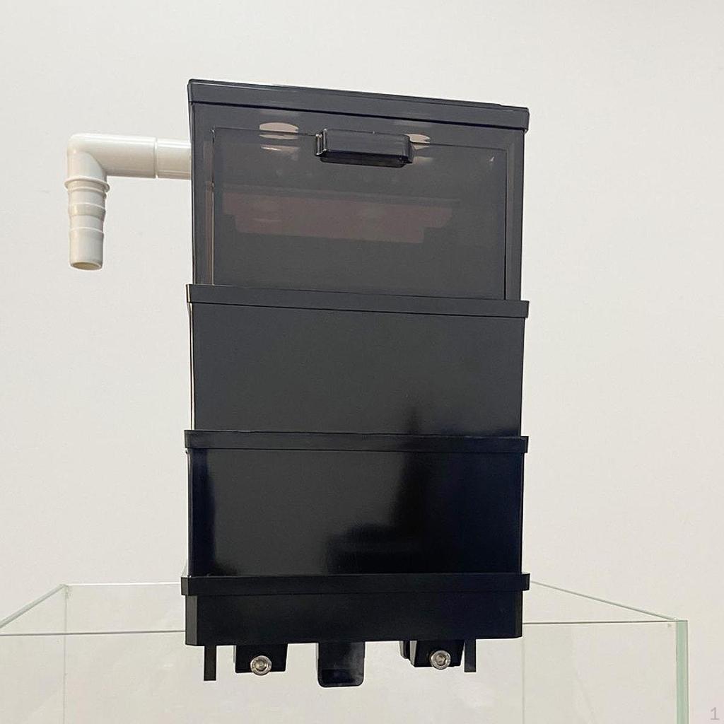 Aquarium Filter Box Drawer Drip Tray Filtration Easy Installation Pipe