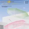 Transparent Gradient Long Handle Umbrella