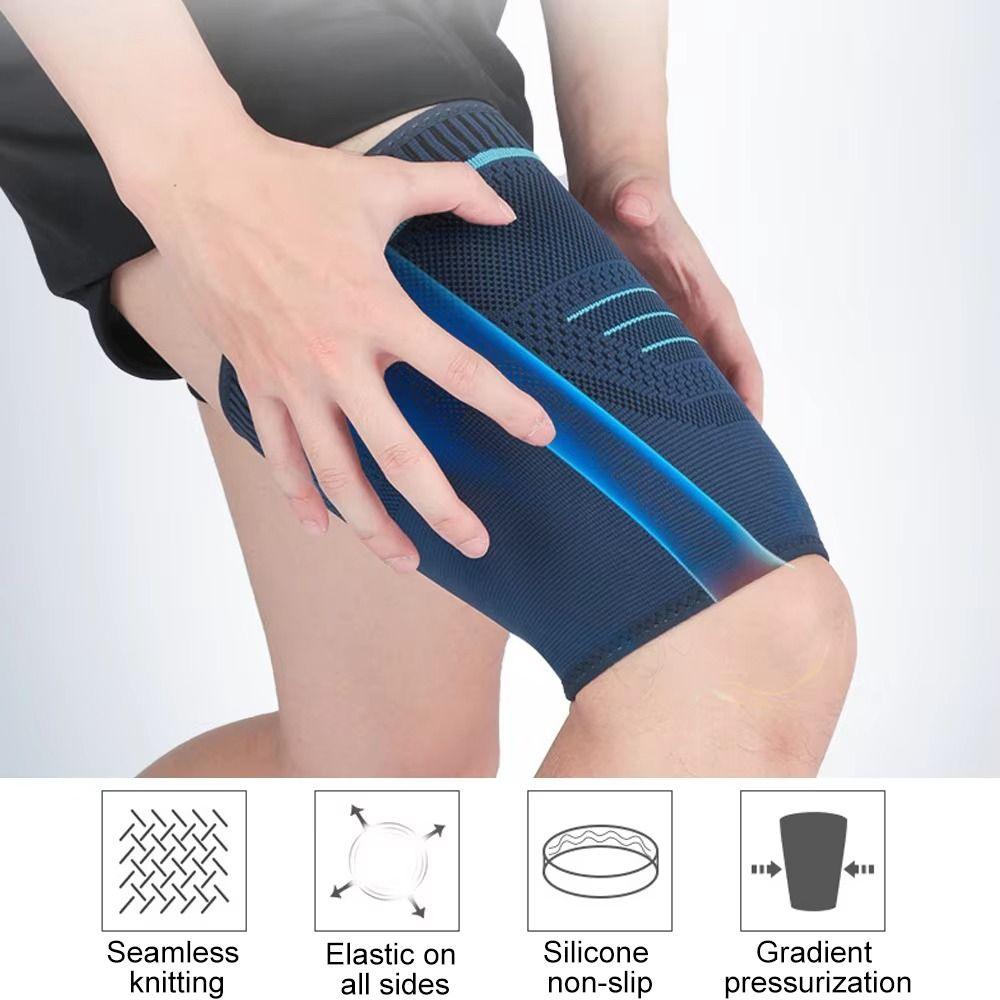 Nylon Thigh Protection Sleeve Compression Bandage Protector Durable Leg Support  Men Women