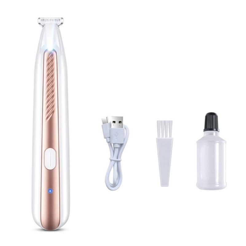 Kabelloser Tierhaarschneider für Hunde Katzen mit geräuscharmem Design und ergonomischem Griff für Pfotenpflege