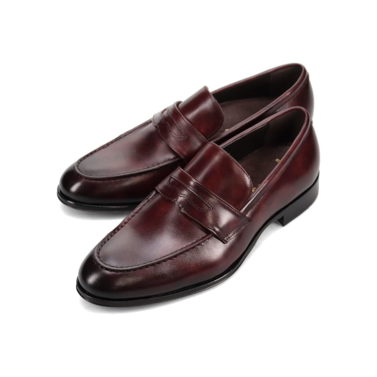 

Madras Size M622MT Men s Loafers, Burgundy, 26.0 cm,