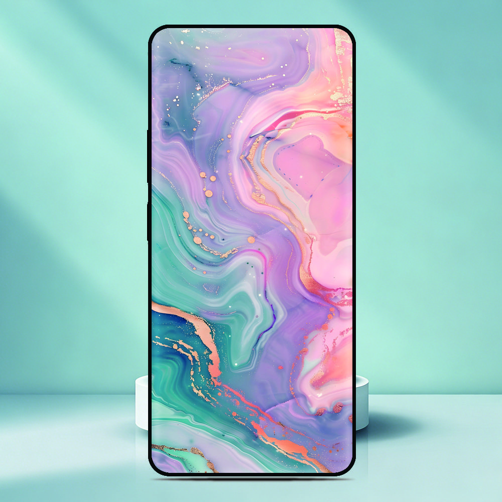 Pink Marble Phone Case For Motorola Moto G86 Power 5G Painted Back Cover For Moto G75 TPU Soft Fundas Customized Photo