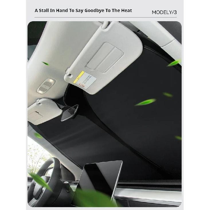 Windshield Sun Shade For Alfa Romeo Stelvio 2017-2021 2022 2023 2024 Window Sunshade Sun Visor Protector Foldable Blocks UV Rays