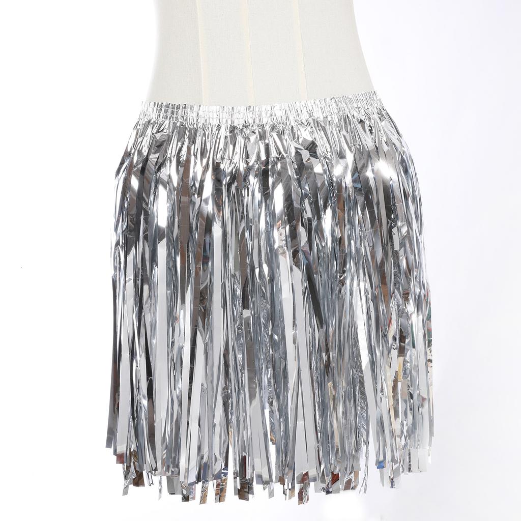 Halloween Carnival Dance Show Rainbow Grass Dress Up Hawaii Beach Ball Party Decoration