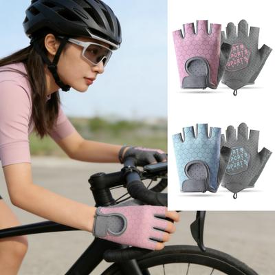 Kinder Sport Fingerlose Handschuhe Anti-Rutsch Atmungsaktiv Professionell Sommer Radfahren Halbfingerhandschuhe Damen Herren Fitnessstudio Fitnesshandschuhe