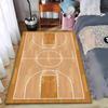 Basketball Court Pattern Rectangular Carpet for Bedroom or Living Room Suitable for Use As an Anti-slip for Living Room Bedroom Sofas