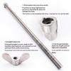 Universal Mountain Road Bicycle Freehub Remover Installer Tower Base Slotted Socket Wrench Bicycle Hub Remove Repair Tool