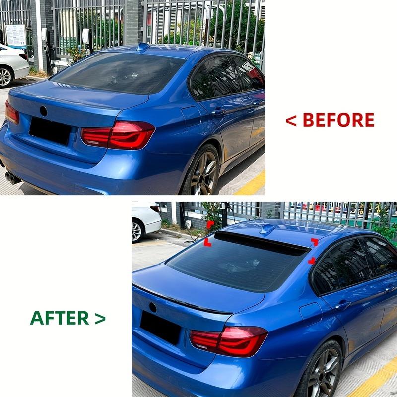 Glossy Black Car Roof Spoiler Rear Window Upper Wing Tail Lip For BMW 3 Series F30 2013 2014 2015-2019