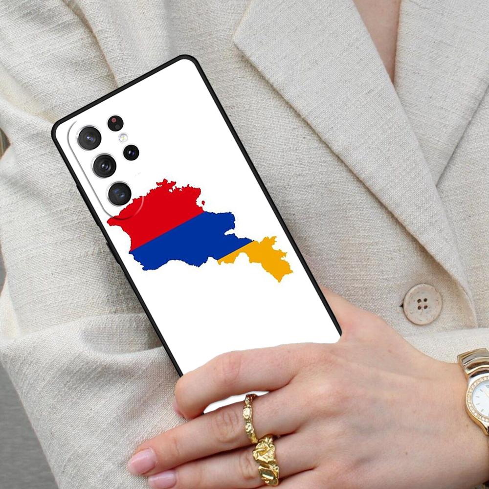 Armenia Albania Russia Flag Emblem SOFT Cell Phone Case for Samsung Galaxy S26 Ultra S25 S24 S23 S22 S21 S20 Note10 Cover