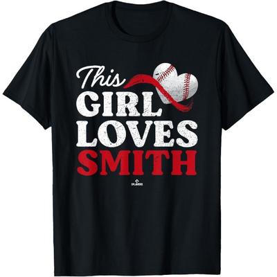 This Girl Loves Will Smith Texas MLBPA T-Shirt1