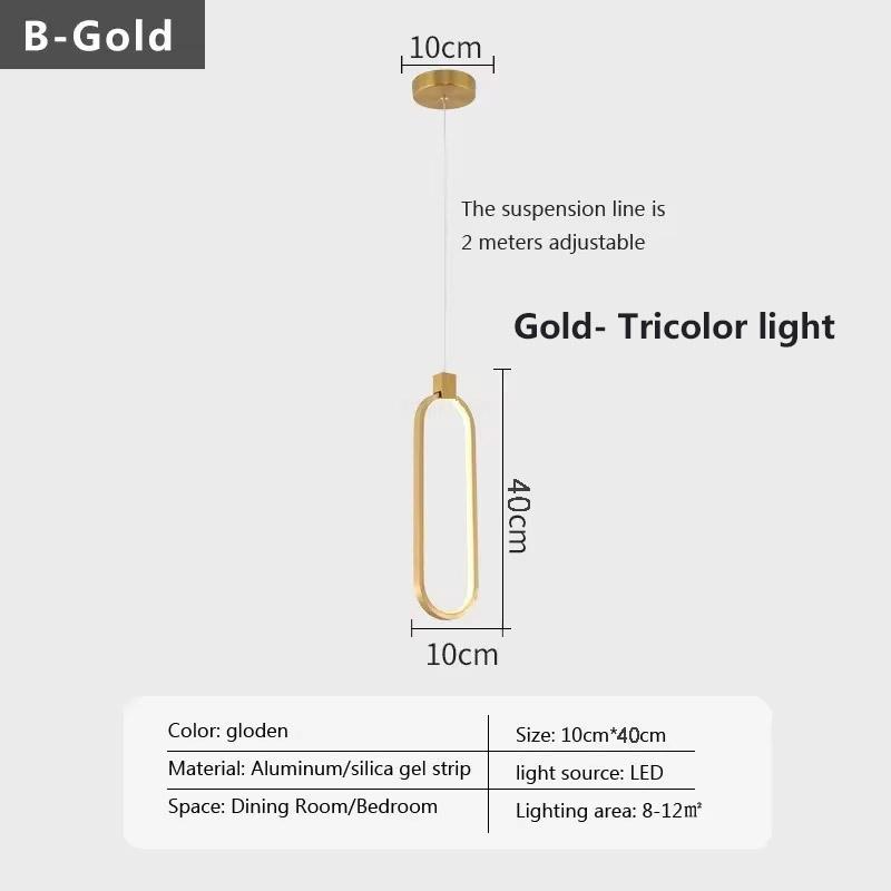 

Современный светодиодный подвесной светильник из золота и черного алюминия для спальни, ресторана, гостиной, кабинета, подвесные лампы, декоративное освещение