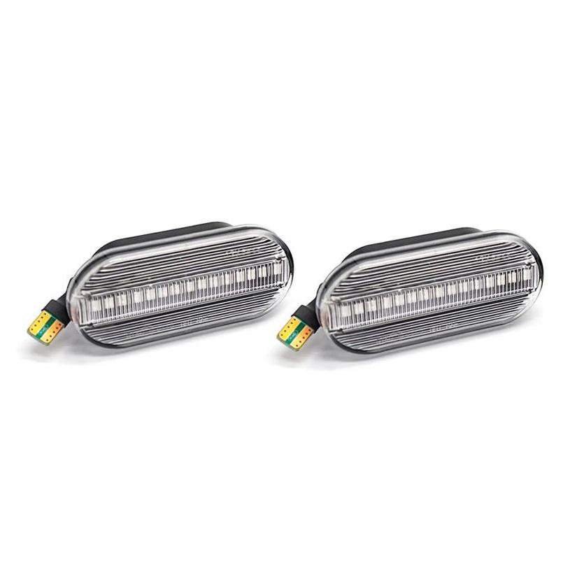 VW Polo 9N Side Indicators Set LED Dynamic Clear 01-05 Upgrade Plug & Play