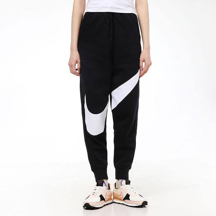 Nike Sportswear Swoosh Fleece Vintage Sports Pants Women Pants Black CV8661-010