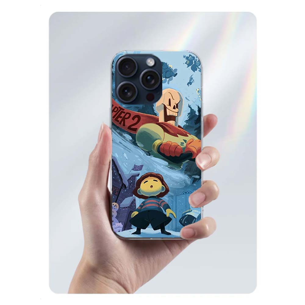 Chapter art Undertale Clear Phone Case For Iphone 17 Air 16 Pro Max 15 Pro 14 Plus 17E 16E 11 13 12 Mini Cover Cases Fundas Cell