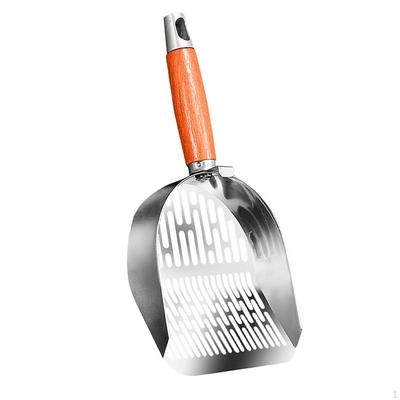 Cat Litter Scooper Pet Sand Waste Compact Sturdy Portable with Ergonomic Handle Easy To
